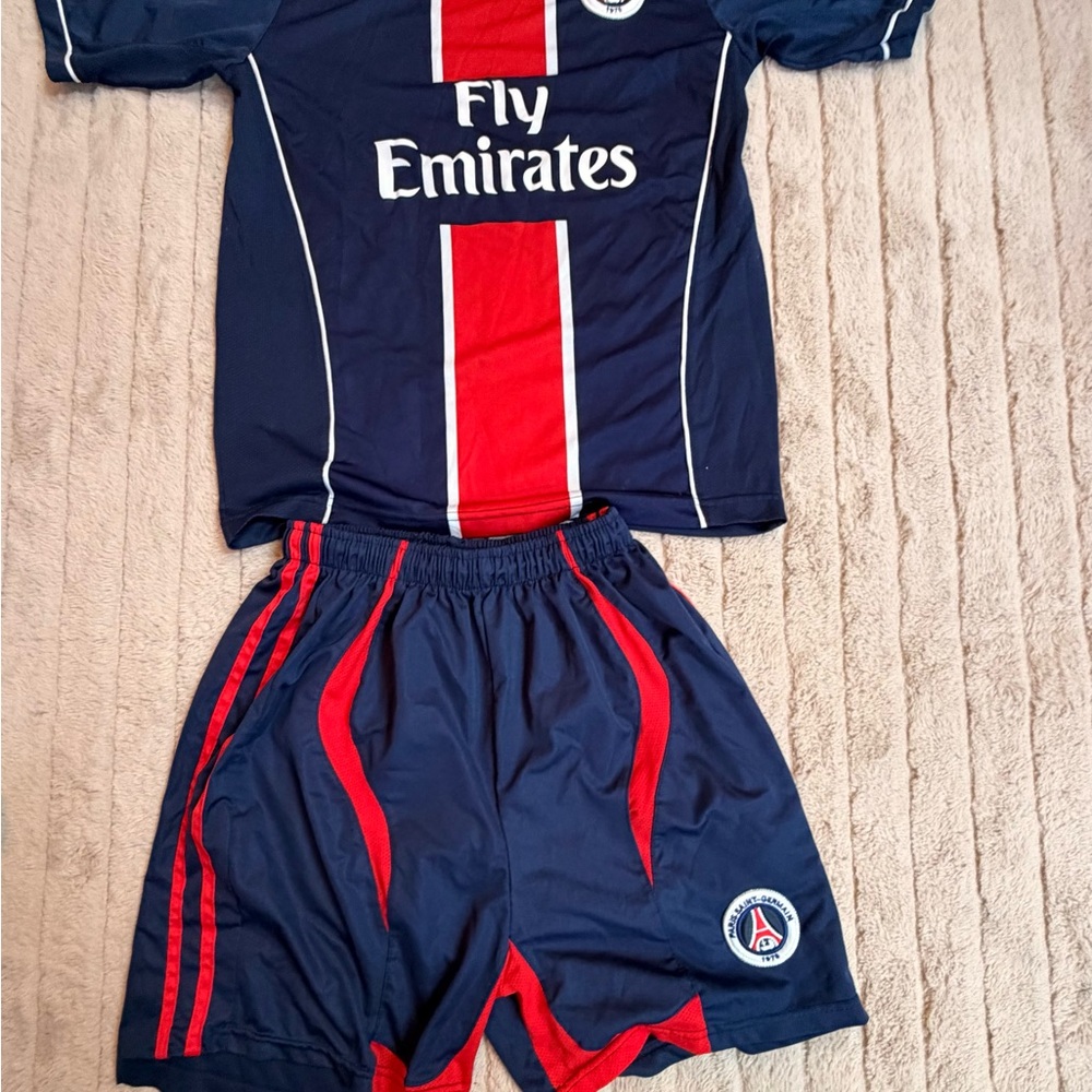 PSG Jersey + Shorts kit